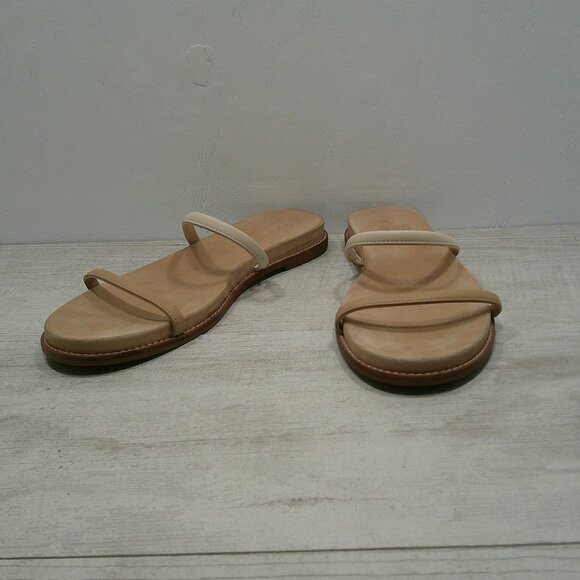 Madewell Paris Minimalist Sandal in Nude Tan Strappy Flats Size 10 - Picture 5 of 16